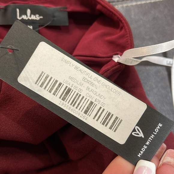 LULUS Simply Beautiful One Shoulder Column Gown - Picture 6 of 10